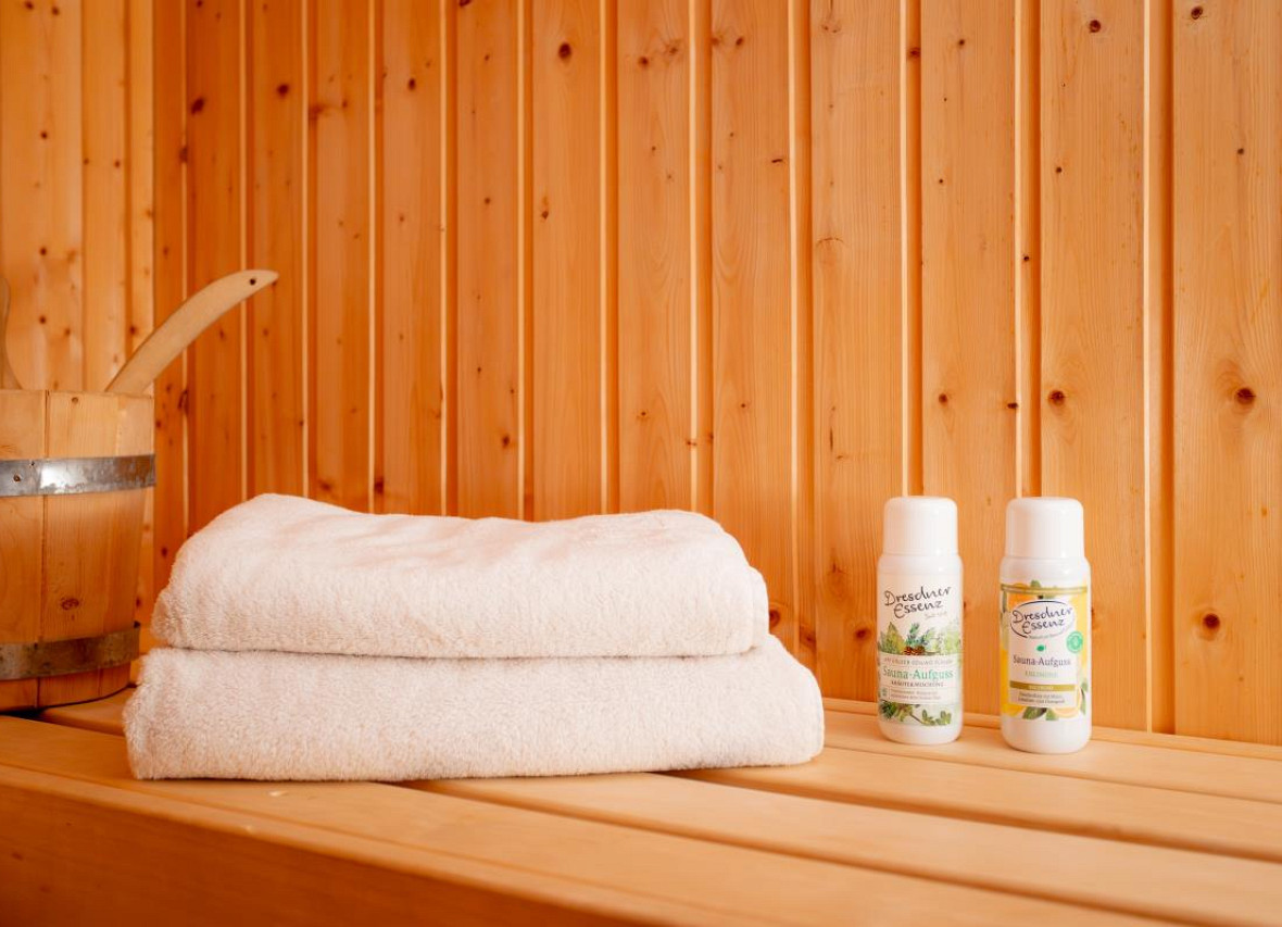 Sauna-Details für entspannte Wellnessmomente