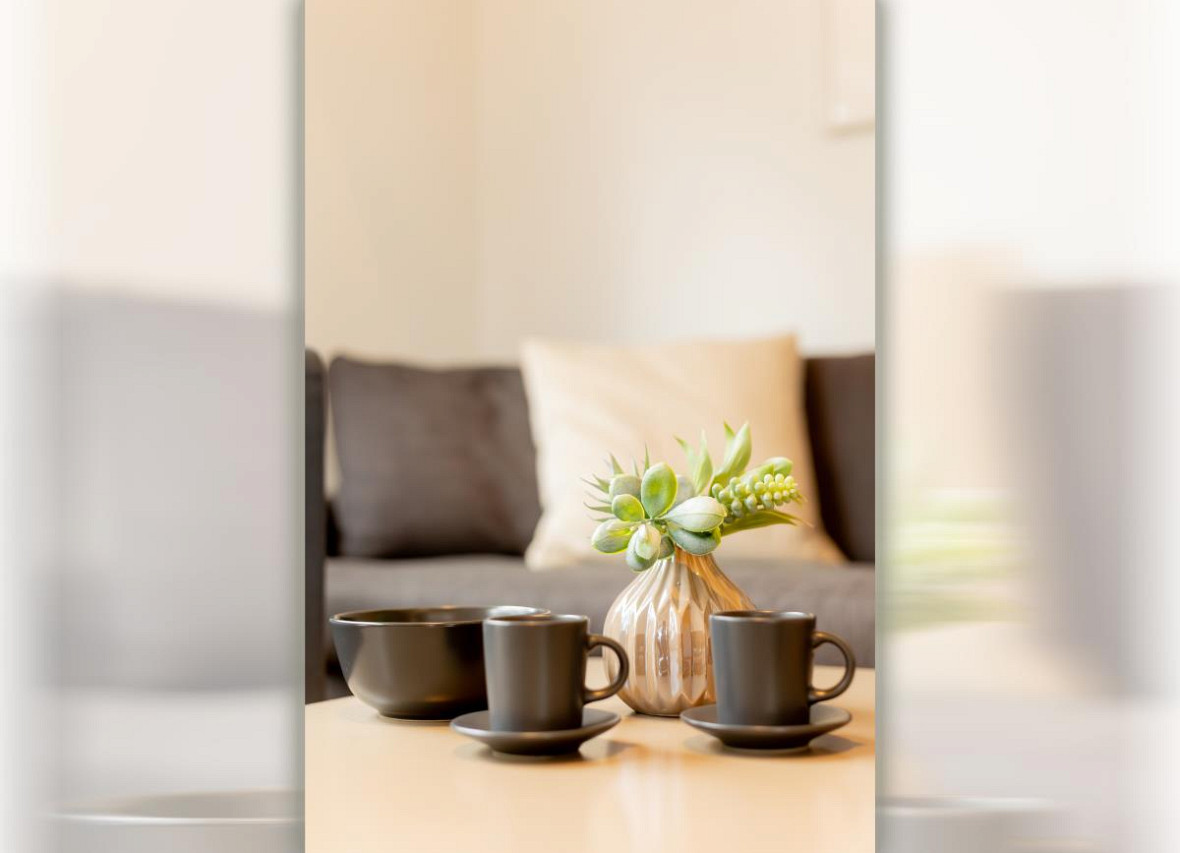 Stilvolle Wohnraum-Dekoration im Ferienhaus Dock 2 in Nordhorn