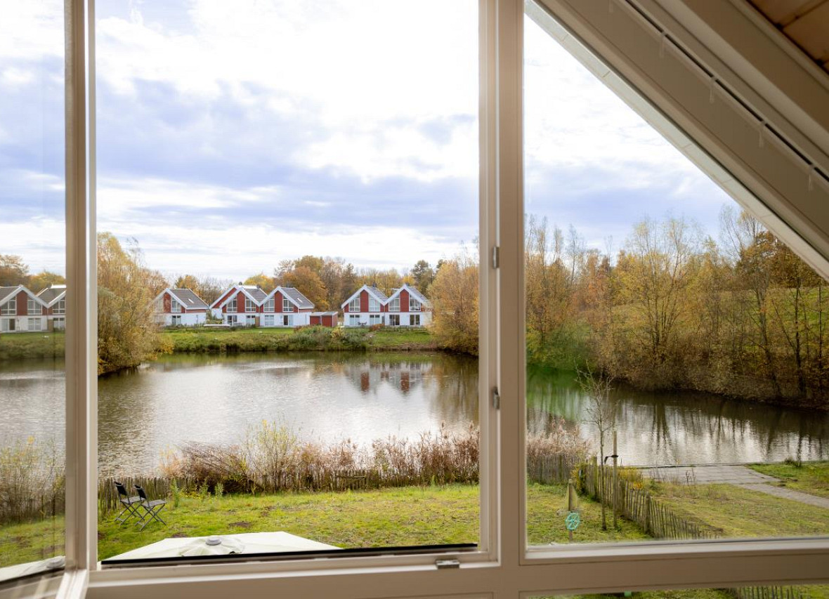 Atemberaubender Seeblick aus dem Obergeschoss von Dock 61